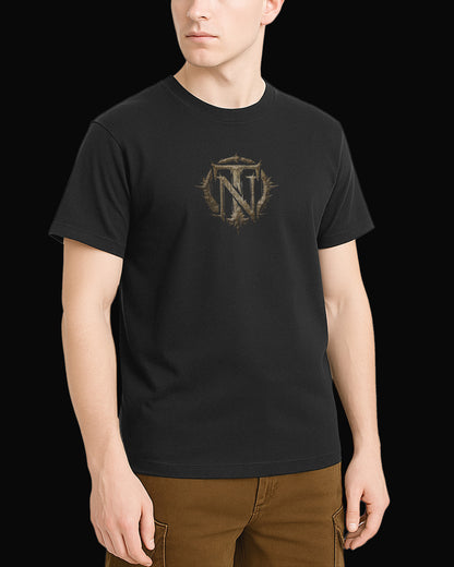 Nailed to Obscurity N.T.O Logo Siyah Tişört