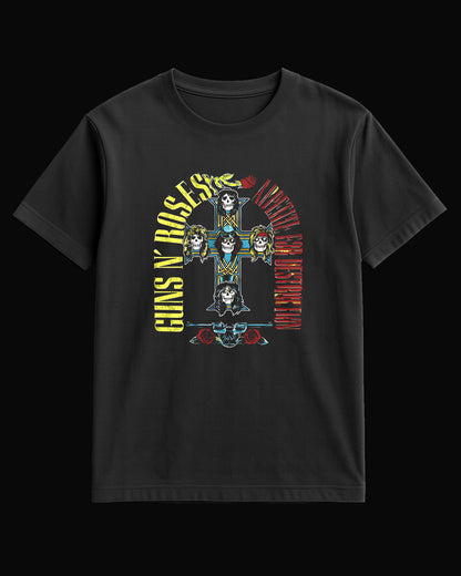 Guns N' Roses Appetite For Destruction Siyah Tişört V2
