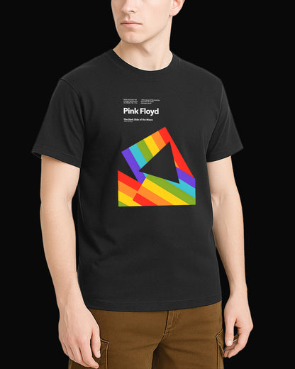 Pink Floyd Dark Side of the Moon Siyah Tişört V6