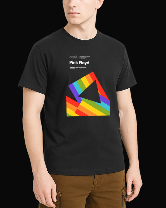 Pink Floyd Dark Side of the Moon Siyah Tişört V6