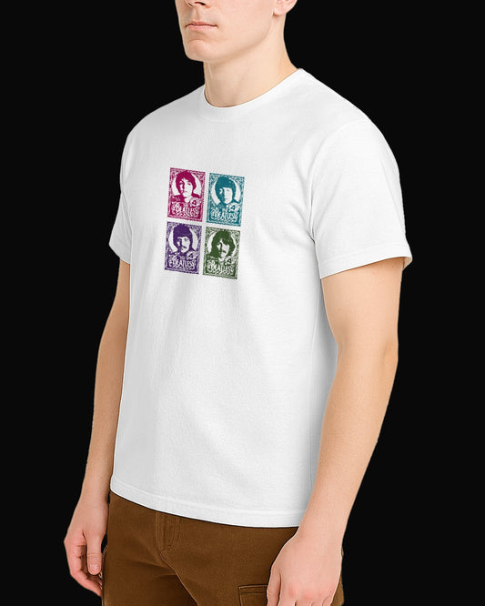 The Beatles Tarot Cards Beyaz Tişört