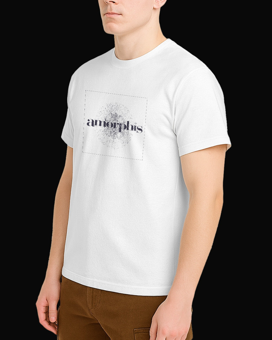 Amorphis Grup Logo Beyaz Tişört